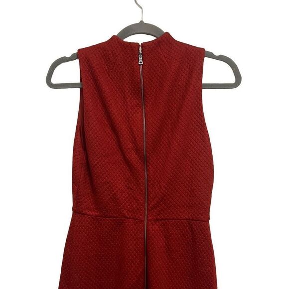 Alice + Olivia Gisela Mockneck Maxi Dress in Wine Red Size 4 - Picture 6 of 8